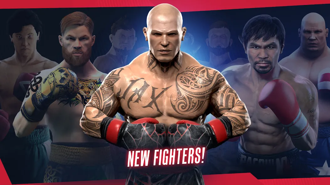 Real Boxing 2 на Андроид — Мод Много денег и бесконечная энергия — скриншот 1
