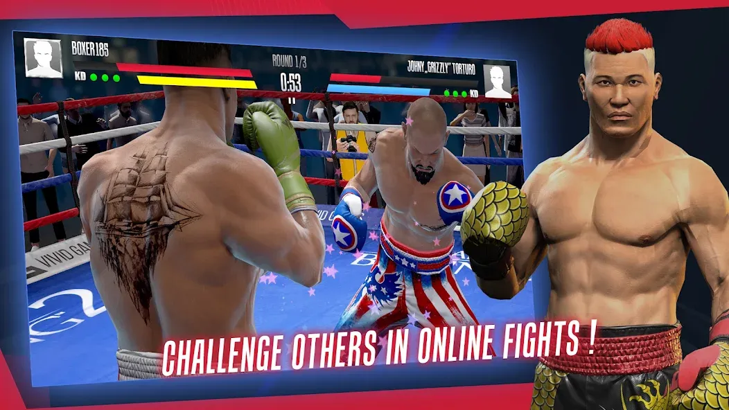 Real Boxing 2 на Андроид — Мод Много денег и бесконечная энергия — скриншот 3