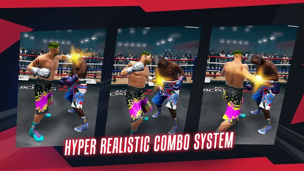 Real Boxing 2 на Андроид — Мод Много денег и бесконечная энергия — скриншот 5