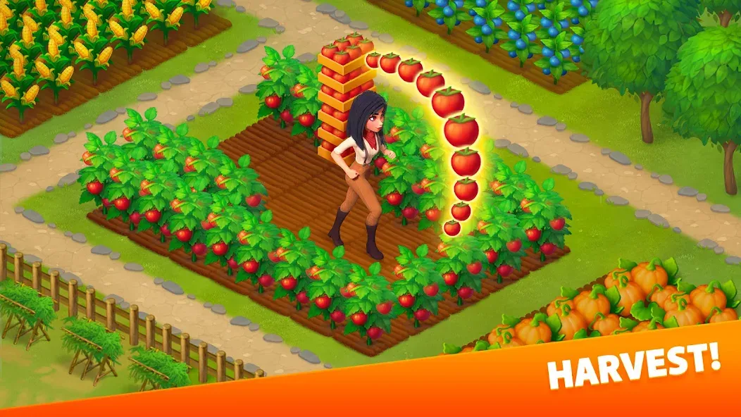 Klondike Adventures: Farm Game MOD APK — Много денег и энергии — скриншот 3
