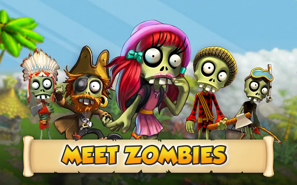 Скачать Zombie Castaways на телефон — Много денег — скриншот 5