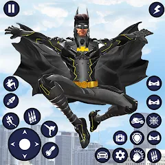 Скачать Flying Bat Robot Car Transform MOD APK — Много денег