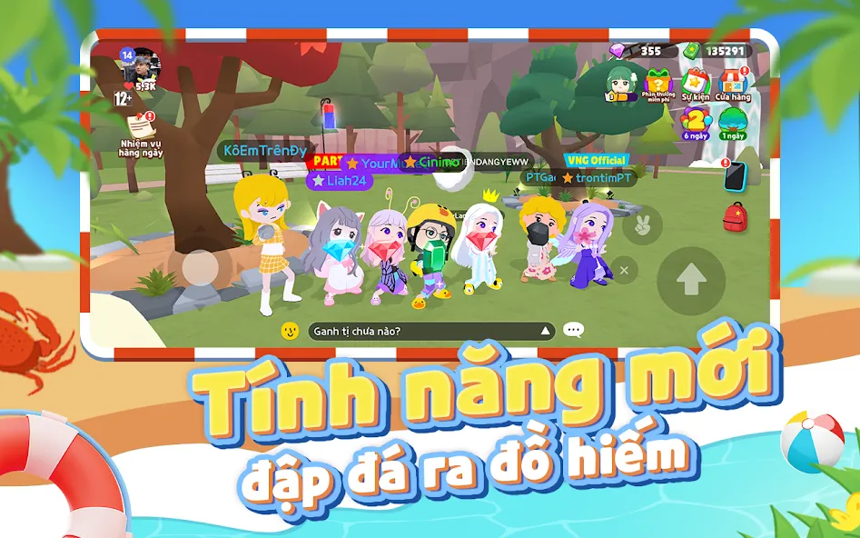 Скачать Play Together VNG MOD APK — Много денег и без рекламы — скриншот 2 Скачать Play Together VNG MOD APK — Много денег и без рекламы — скриншот 2