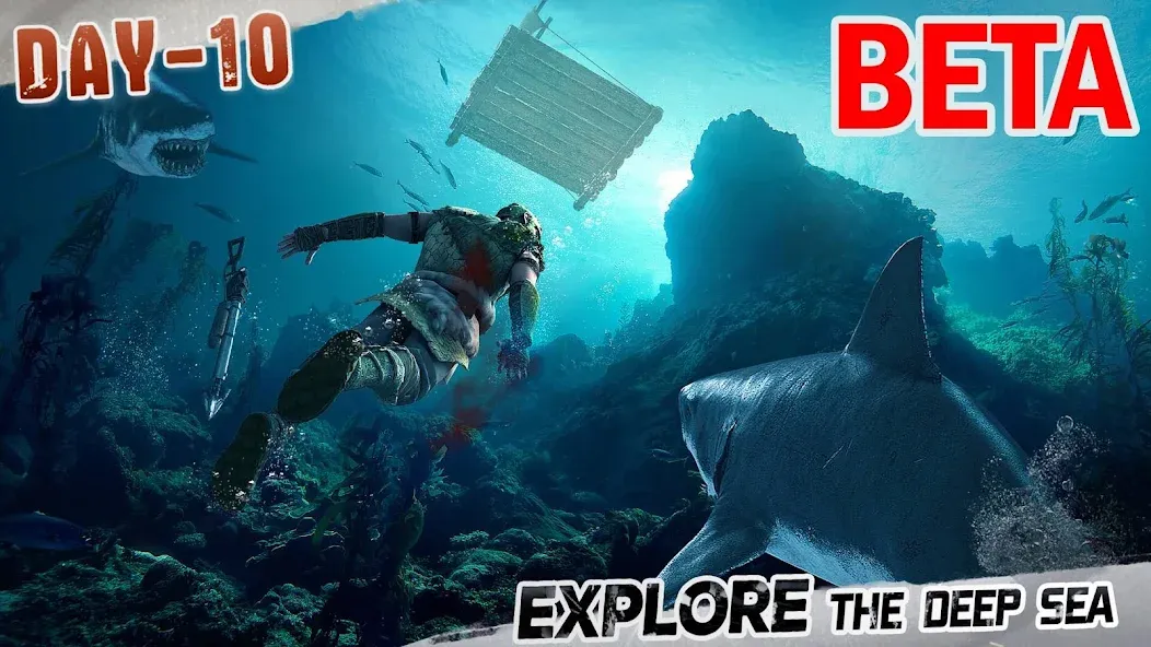 Скачать взломанную LOST in BLUE Beta — Бессмертие и много денег — скриншот 3