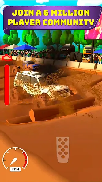 Mud Racing: 4х4 Off-Road MOD APK на Android — Много денег и всё открыто — скриншот 3