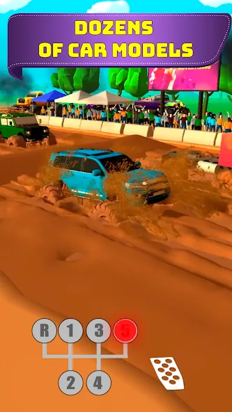 Mud Racing: 4х4 Off-Road MOD APK на Android — Много денег и всё открыто — скриншот 4