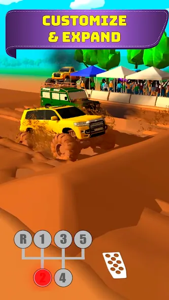 Mud Racing: 4х4 Off-Road MOD APK на Android — Много денег и всё открыто — скриншот 5