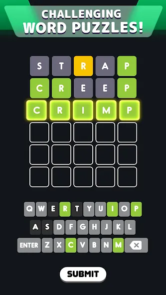 Wordle! — Бесконечные подсказки — скриншот 2 Wordle! — Бесконечные подсказки — скриншот 2
