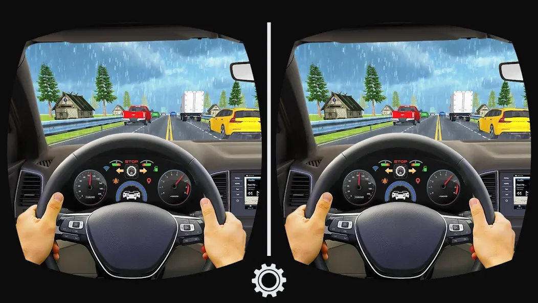 VR Traffic Racing In Car Drive — Взломанная версия (Много денег) — скриншот 3