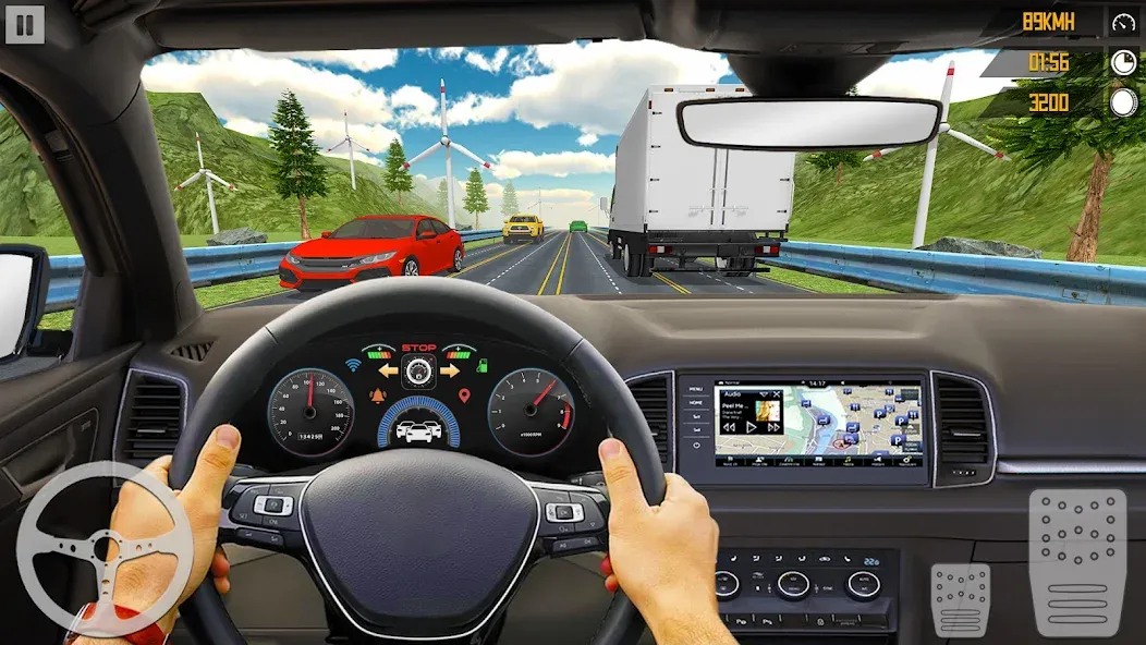 VR Traffic Racing In Car Drive — Взломанная версия (Много денег) — скриншот 4