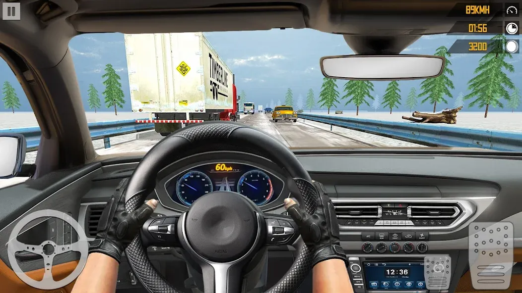 VR Traffic Racing In Car Drive — Взломанная версия (Много денег) — скриншот 5