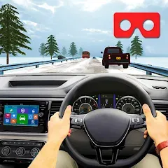 VR Traffic Racing In Car Drive — Взломанная версия (Много денег)