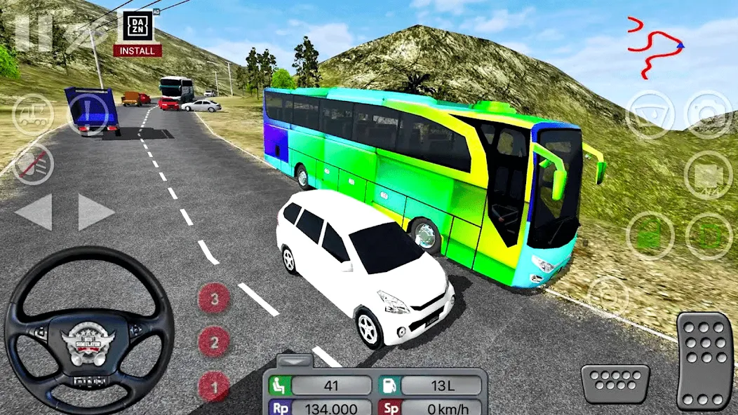 Скачать Coach Tourist Bus City Driving — Последняя версия (Много денег) — скриншот 3