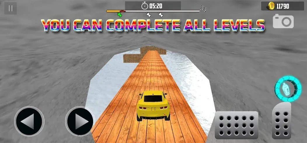 Скачать Ramp Car Stunt Challenge (Мод: Много денег и разблокированные авто) на Андроид — скриншот 5