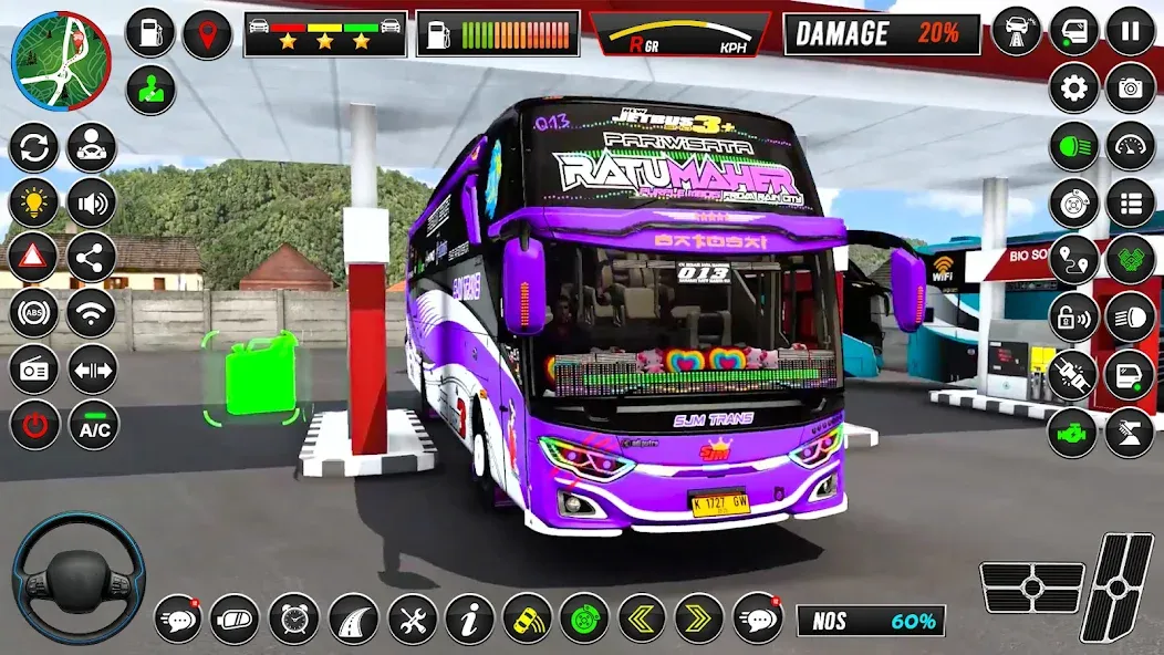 Скачать взлом Euro Bus Simulator - Bus Games на Андроид — Много денег — скриншот 5