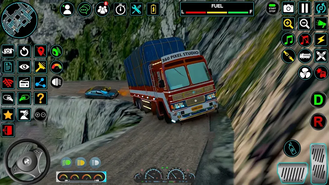Скачать взломанную Indian Truck Offroad Cargo Sim — Много денег — скриншот 1 Скачать взломанную Indian Truck Offroad Cargo Sim — Много денег — скриншот 1