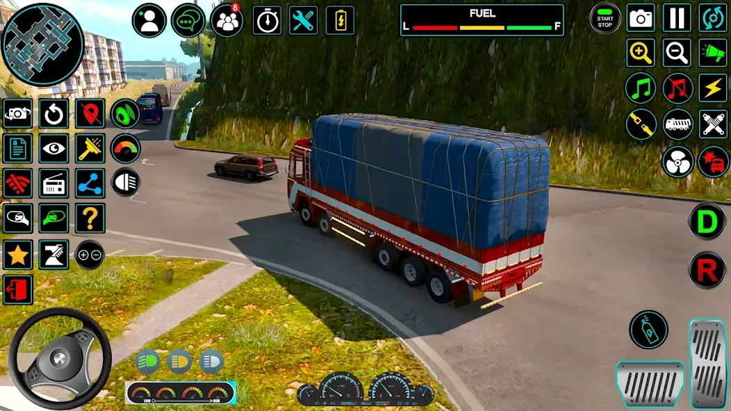 Скачать взломанную Indian Truck Offroad Cargo Sim — Много денег — скриншот 2 Скачать взломанную Indian Truck Offroad Cargo Sim — Много денег — скриншот 2