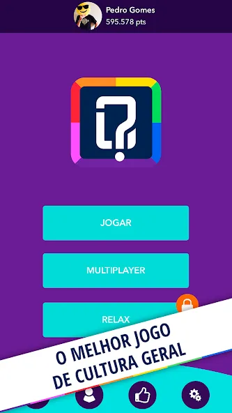 Quizit - Trivia Português MOD — Много жизней и без рекламы на Андроид — скриншот 1 Quizit - Trivia Português MOD — Много жизней и без рекламы на Андроид — скриншот 1