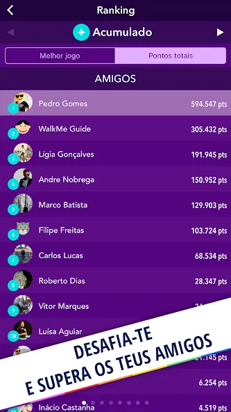 Quizit - Trivia Português MOD — Много жизней и без рекламы на Андроид — скриншот 4 Quizit - Trivia Português MOD — Много жизней и без рекламы на Андроид — скриншот 4