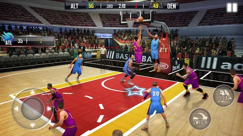 Скачать Fanatical Basketball (Мод: Много денег) на Андроид — скриншот 4 Скачать Fanatical Basketball (Мод: Много денег) на Андроид — скриншот 4