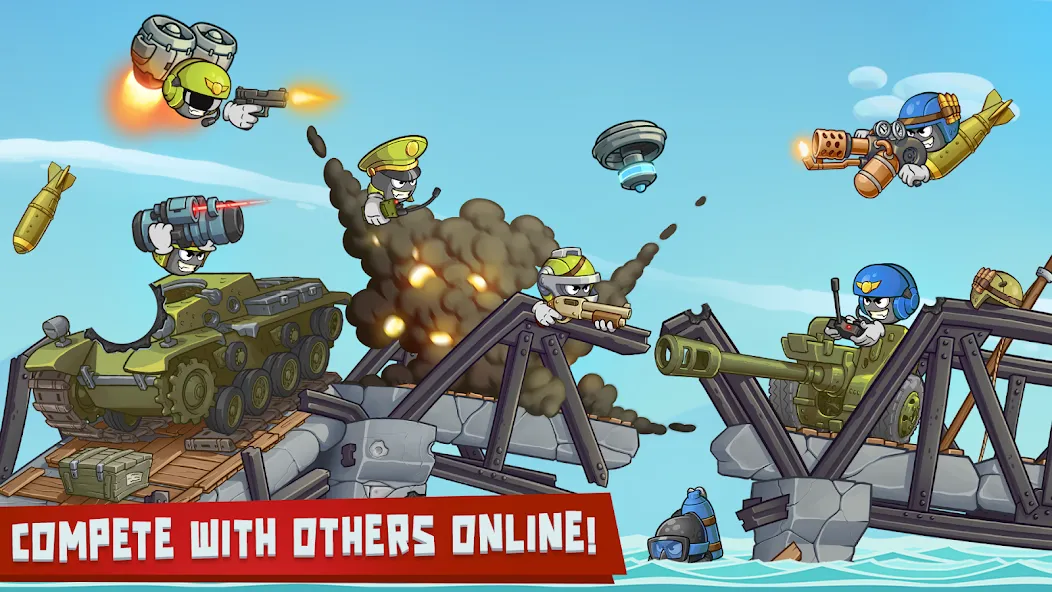 Warlings 2: Total Armageddon Mod APK Много денег — Скачать на Андроид — скриншот 5