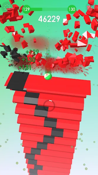 Ball: Blast colorful bricks 3d на Андроид — Мод Много денег — скриншот 2