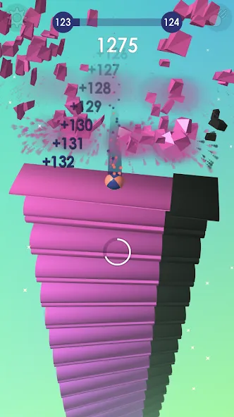 Ball: Blast colorful bricks 3d на Андроид — Мод Много денег — скриншот 4