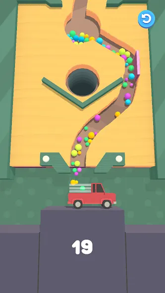 Sand Balls - Puzzle Game — Мод: Много денег — скриншот 1 Sand Balls - Puzzle Game — Мод: Много денег — скриншот 1