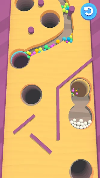 Sand Balls - Puzzle Game — Мод: Много денег — скриншот 3 Sand Balls - Puzzle Game — Мод: Много денег — скриншот 3