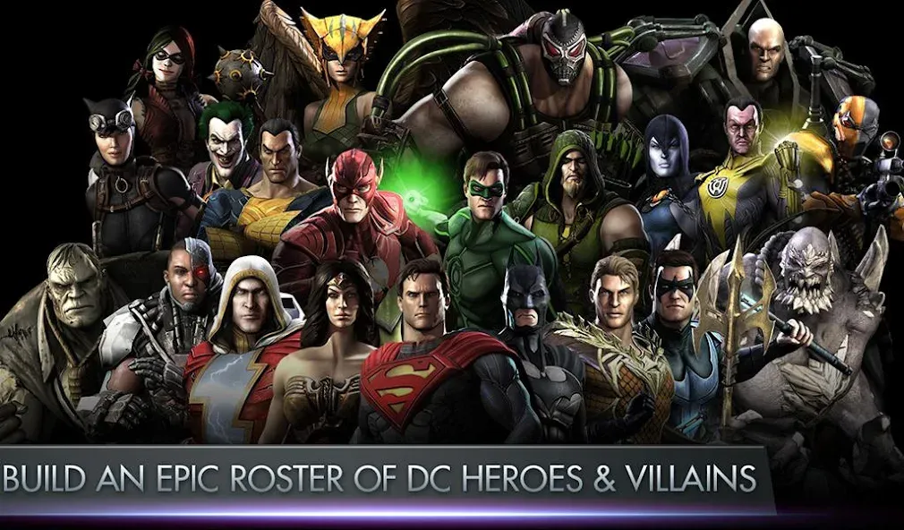 Скачать Injustice: Gods Among Us на Андроид — Взлом на много денег и энергии — скриншот 1