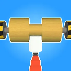 Скачать Lathe 3D: Wood Carving Offline с модом — Много денег и без рекламы