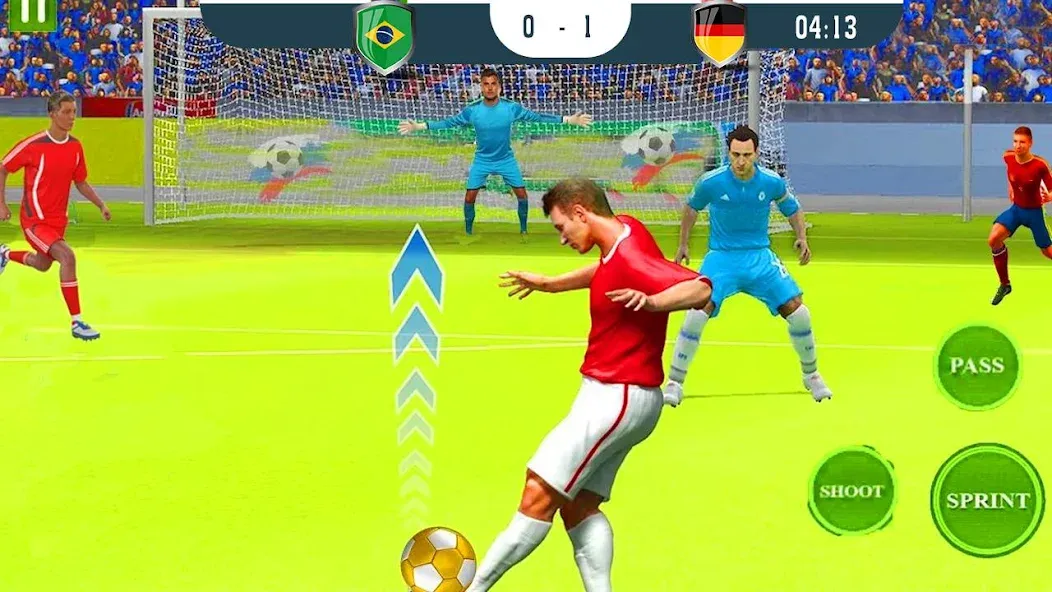 Скачать взломанную Ultimate Football Game 2024 — Много денег и без рекламы — скриншот 2 Скачать взломанную Ultimate Football Game 2024 — Много денег и без рекламы — скриншот 2