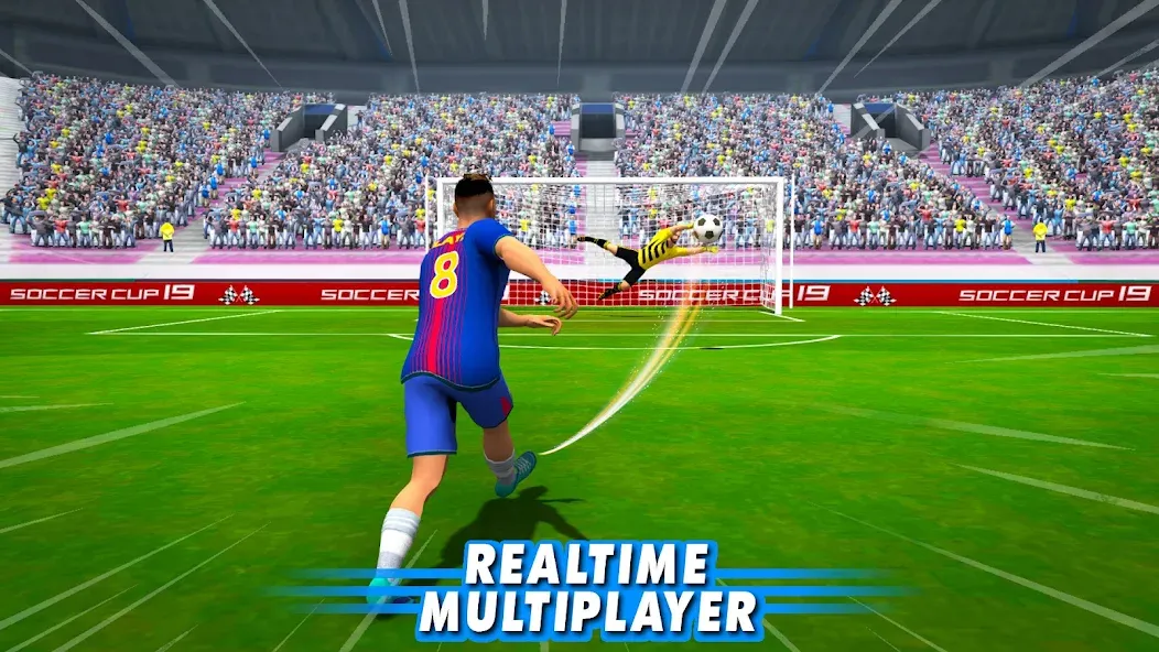 Скачать взломанную Ultimate Football Game 2024 — Много денег и без рекламы — скриншот 5