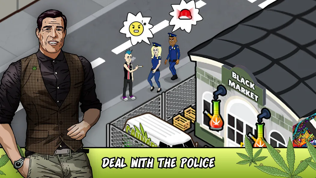 Weed City - Hemp Farm Tycoon MOD APK — Много денег и без рекламы — скриншот 5