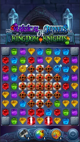 Jewels of Kingdom Knights MOD — Много денег на Андроид — скриншот 4