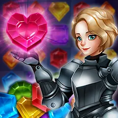 Jewels of Kingdom Knights MOD — Много денег на Андроид