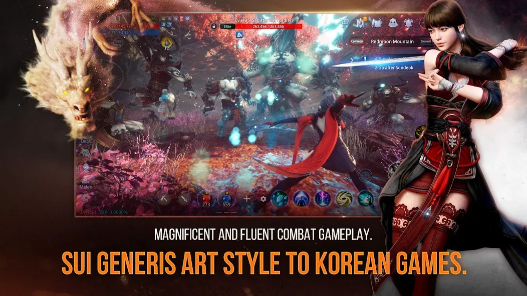 MIR4 MOD APK — Бессмертие и бесконечная энергия — скриншот 5