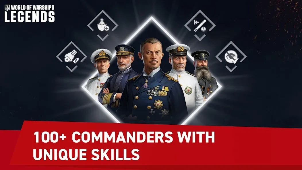 World of Warships Legends PvP — Взломанная версия (Бесконечные деньги и золото) — скриншот 2