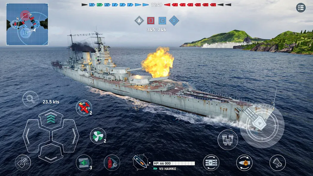 World of Warships Legends PvP — Взломанная версия (Бесконечные деньги и золото) — скриншот 5