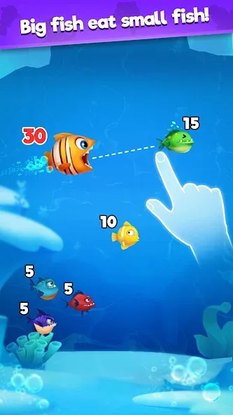 Fish Go.io - Be the fish king — Бессмертие и много денег — скриншот 1
