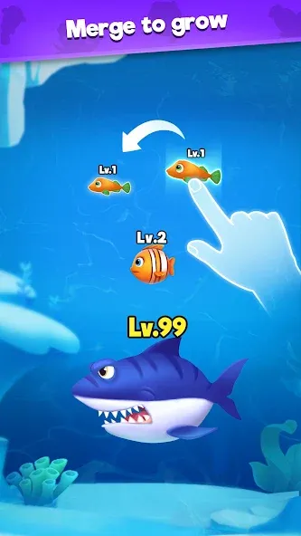 Fish Go.io - Be the fish king — Бессмертие и много денег — скриншот 3