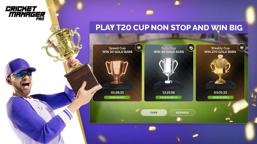 Взломанная Cricket Manager Pro 2023 на Андроид — Много денег — скриншот 2 Взломанная Cricket Manager Pro 2023 на Андроид — Много денег — скриншот 2