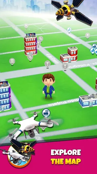Скачать Geopoly: Tycoon NFT Idle Game (Мод: Много денег) на Андроид — скриншот 3