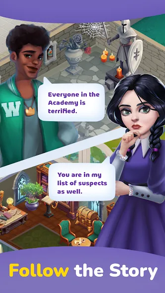 Weekday Merge: Mansion Mystery на Андроид — Много денег и бесконечная энергия — скриншот 1 Weekday Merge: Mansion Mystery на Андроид — Много денег и бесконечная энергия — скриншот 1