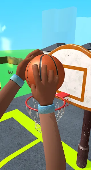 Скачать Dribble Hoops MOD APK — Много денег и без рекламы — скриншот 2