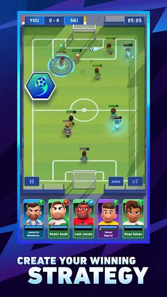 Скачать AFK Football: RPG Soccer Games с модом — Много денег — скриншот 1