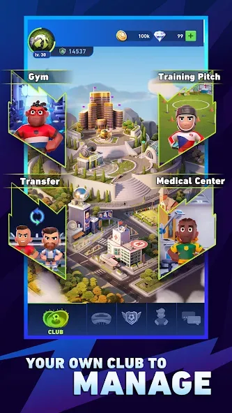 Скачать AFK Football: RPG Soccer Games с модом — Много денег — скриншот 4