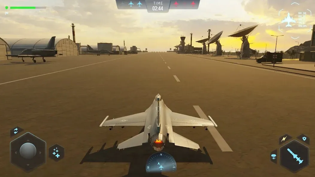 Взлом Sky Warriors: Airplane Games — Много денег — скриншот 1