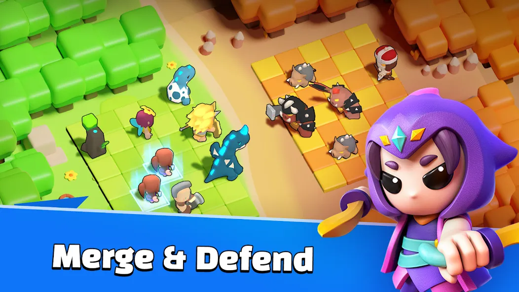 Скачать Merge War: Super Legion Master на Android — Много денег — скриншот 2 Скачать Merge War: Super Legion Master на Android — Много денег — скриншот 2