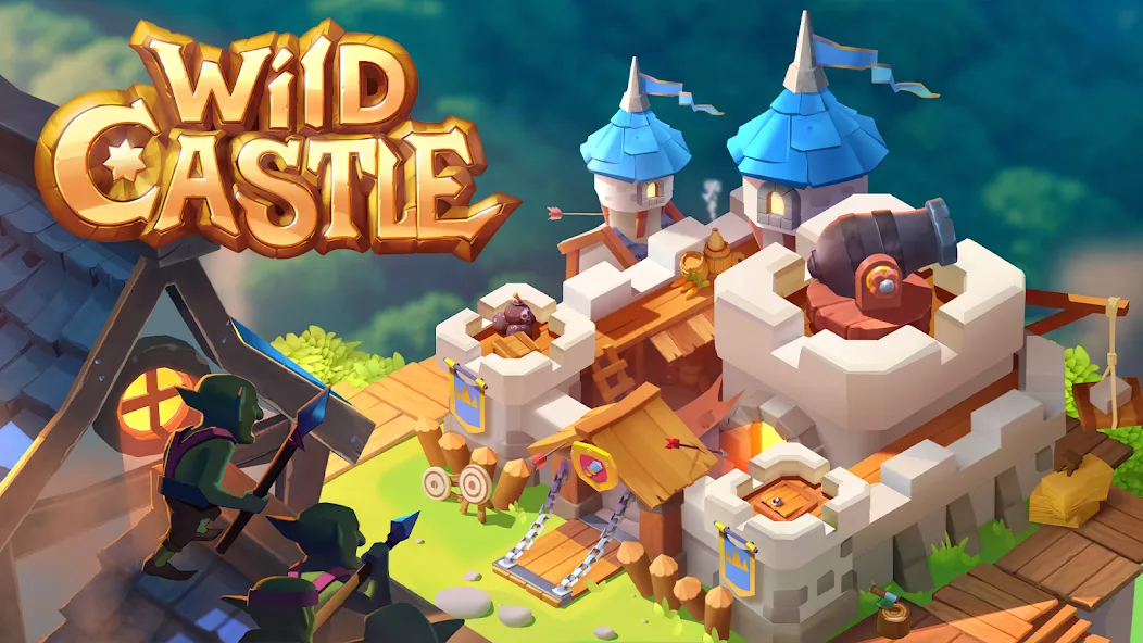 Wild Castle: Tower Defense TD на Андроид — Мод Много денег и кристаллов — скриншот 1